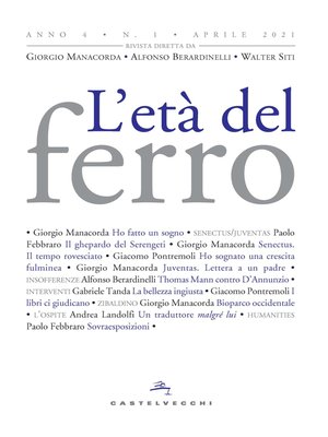cover image of L'Età del ferro 1/2021